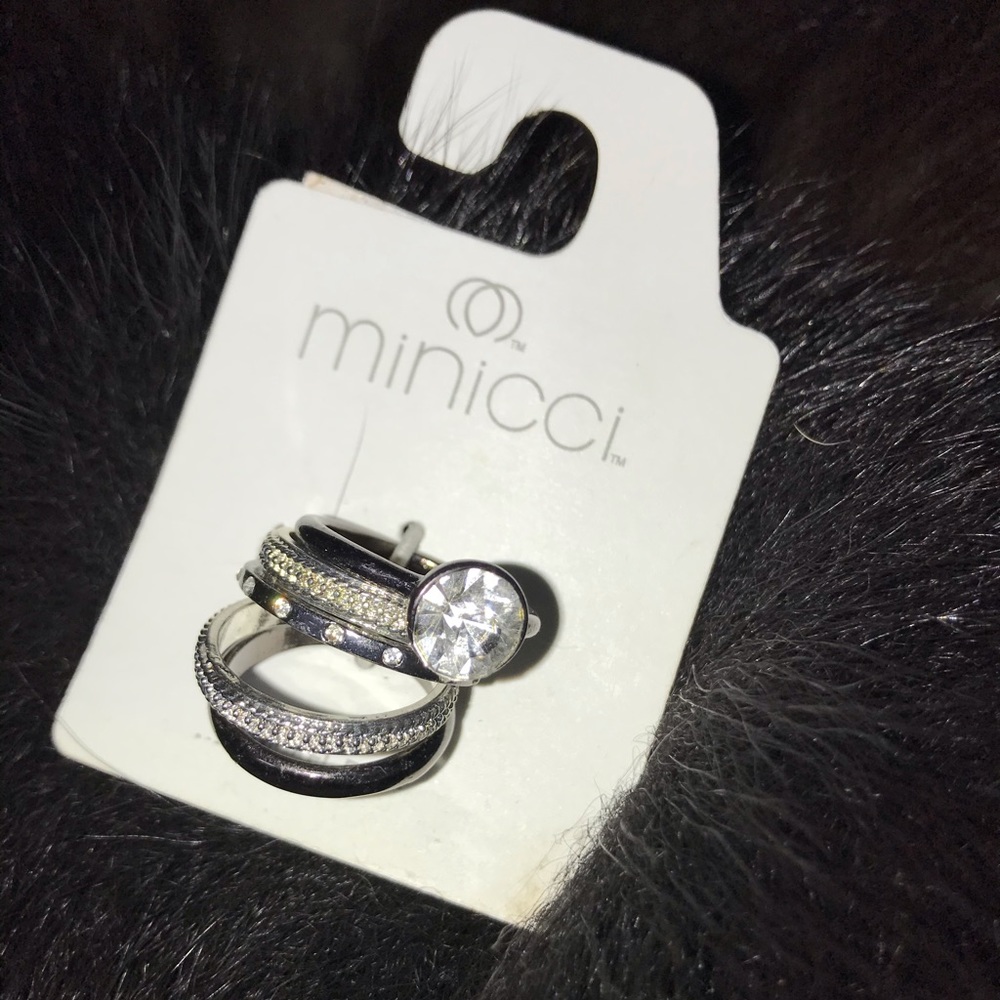 Minicci Fashion Rings 5pc Set